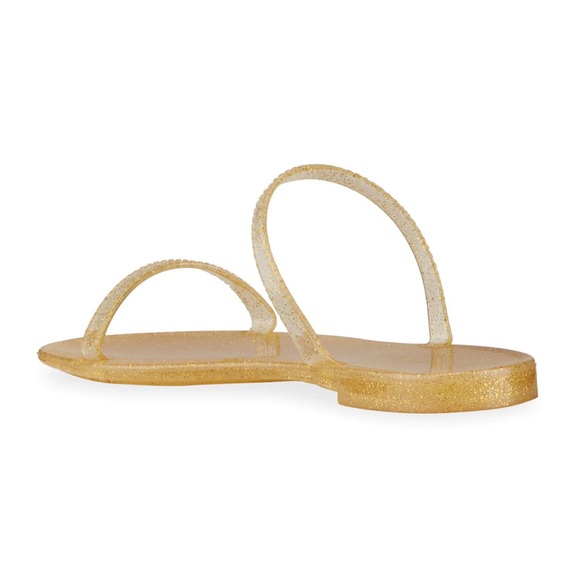 ❤️HP❤️NWOB Stuart Weitzman Sawyer Slide Sandal in Gold - Picture 6 of 16